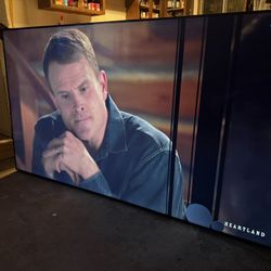 75inch TV- Turns On- FOR PARTS ? Samsung