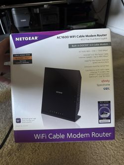 NETGEAR AC1600 WiFi Cable Modem Router