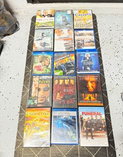 Mixed DVD & Blu-ray Lot, 15 Discs (Taken 2, Atomic Blonde, CHiPs)