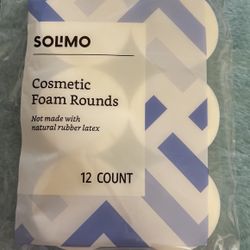 Solimo (Amazon Brand) Cosmetic Foam Rounds