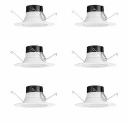 6-Pack LED Recessed Ceiling Lights