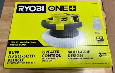 BRAND NEW, Ryobi ONE+ 18V Cordless 10 in Variable Speed Orbital Buffer
