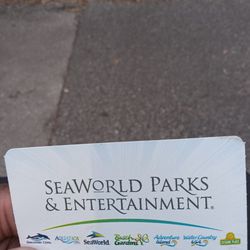 Free SeaWorld Entry Ticket 