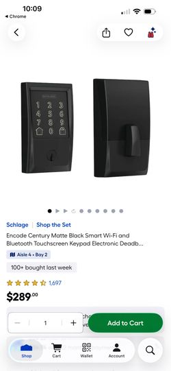 New in box - Schlage Encode Deadbolt