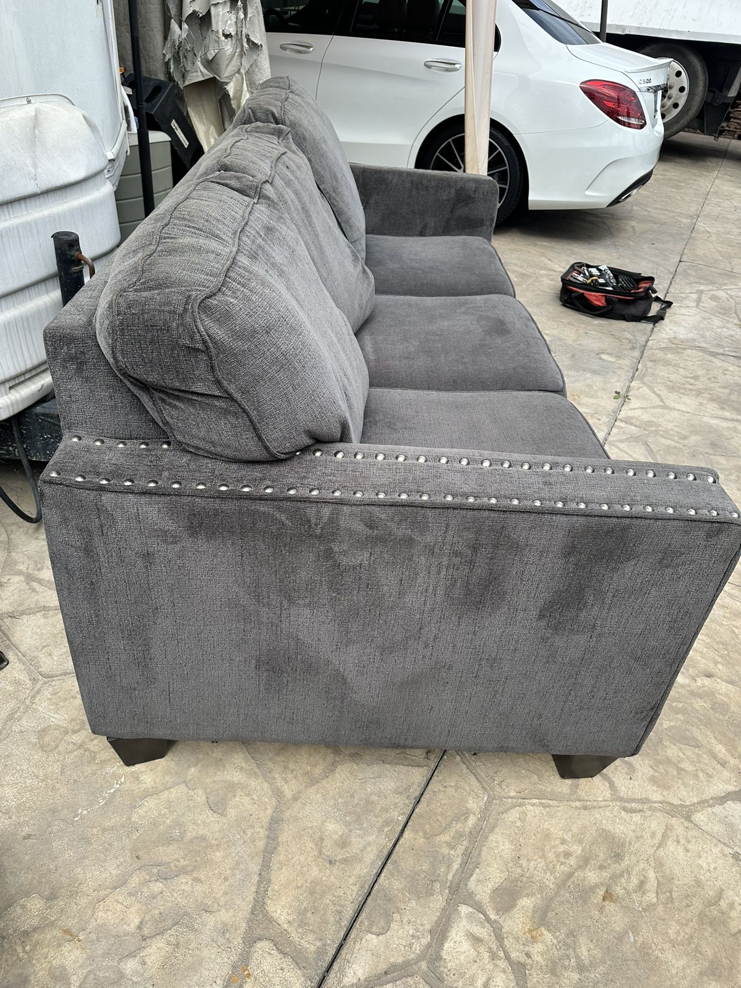Sofa Couch Gray Color