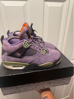 Jordan 4 purple canyon 4s size 7.5women/ size 6men
