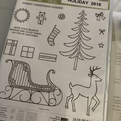Stampin Up Santa Sleigh Set