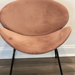 2 Blush Color Accent Chair $150