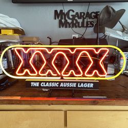 1993 XXXX Aussie lagger neon Beer Bar Sign Light