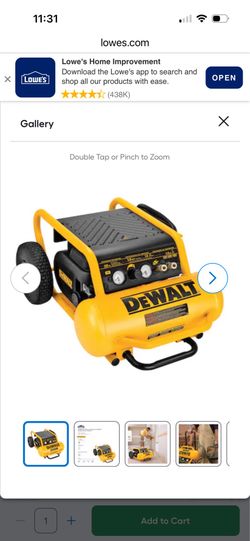 DEWALT air compressor