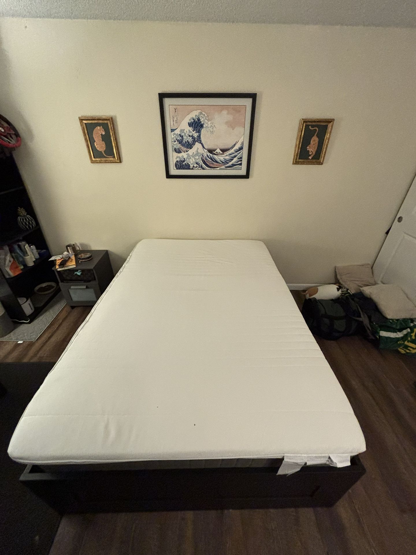 IKEA Full Bed Frame And Mattress
