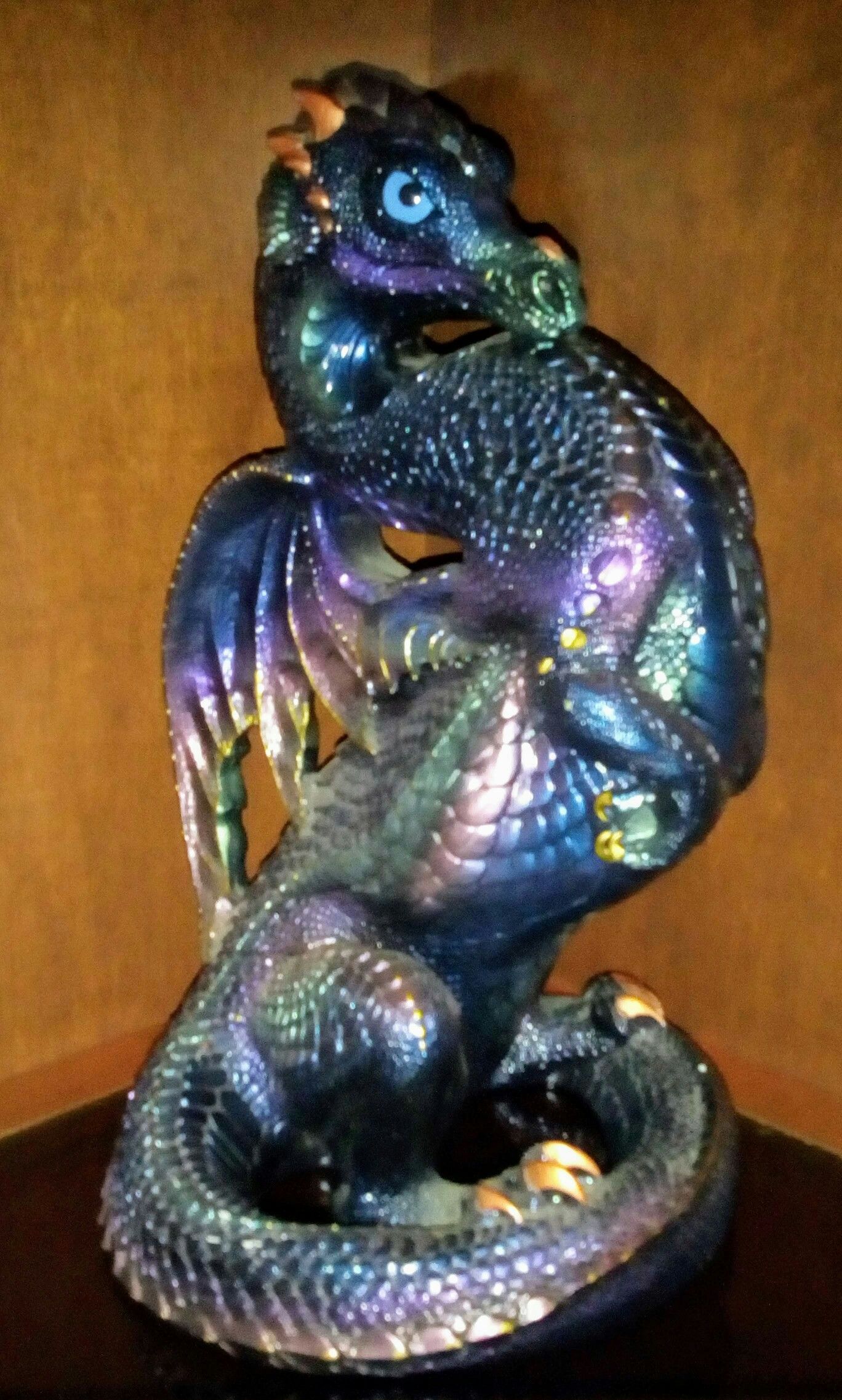 Windstone Editions Rare Emperor Dragon Pena 1991 Collectible Statue