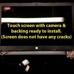 Replacement Screen for HP 255 G6 Notebook Laptop 15-BS168CL Touch Screen Part Used Trade Barter