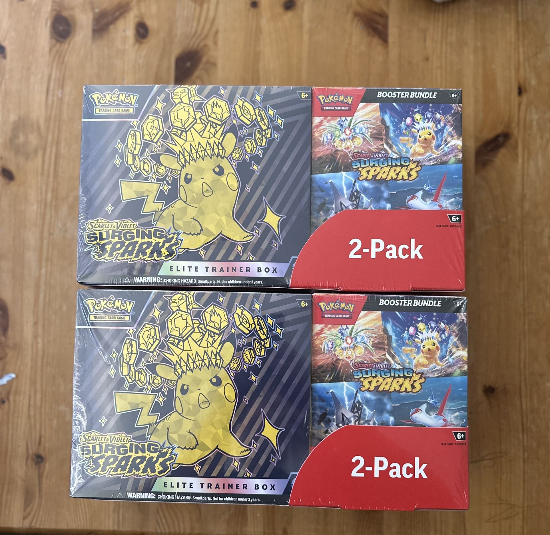 Pokémon Surging Sparks Etb/Booster Bundle Pack