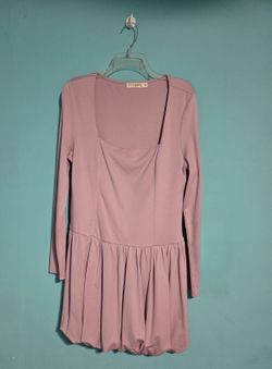NWOT L/S Bubble Hem Dress