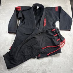Elite Sports BJJ Gi Size F3 Black Jui Jujitsu Martial Arts MMA