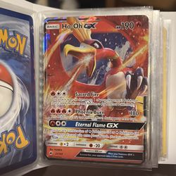 Ho-Oh GX Pokémon card (set 21/147 from the Burning Shadows expansion