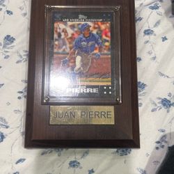 Juan Pierre sign auto graphed card rare 
