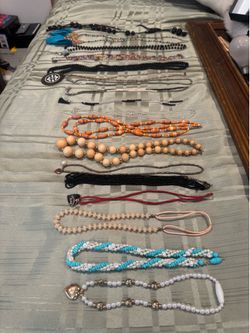 Lot of 18 Beaded Necklaces