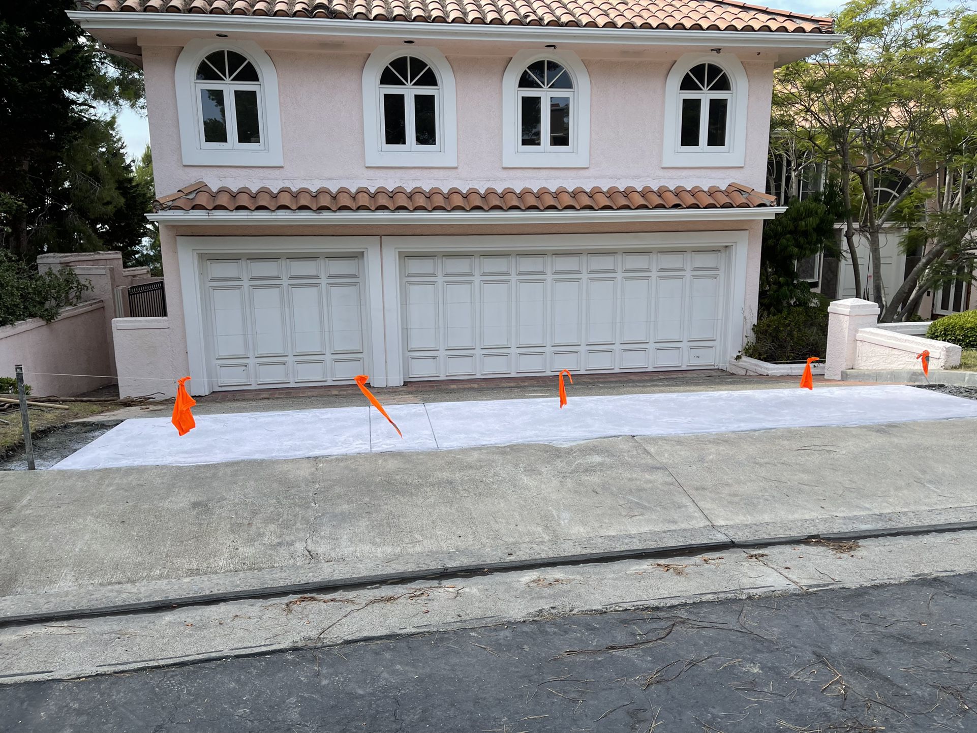 Garage Doors Solid Raised Panel From Newport Beach Estate 