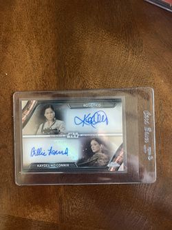 Rare Star Wars Double Auto /25