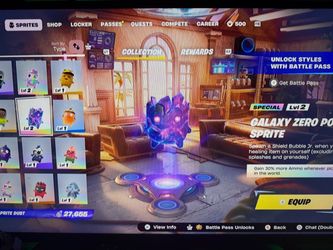 Fortnite galaxy zero point sprite