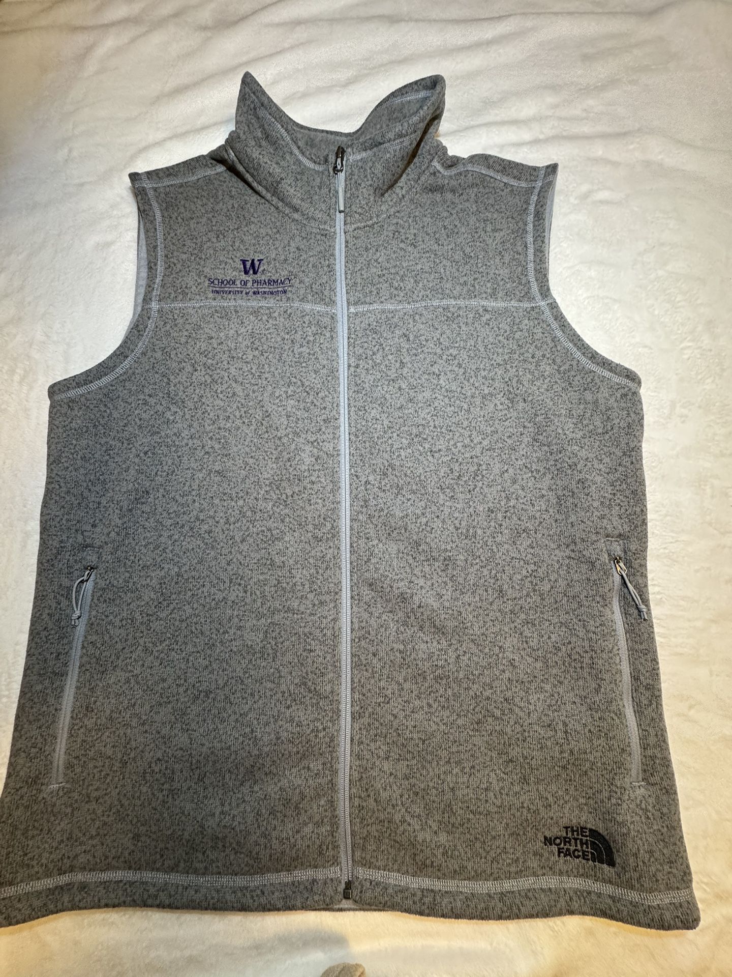 The North Face Sweater Fleece men’s cozy & warm vest w/logos Sz XX XL