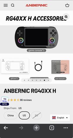 Anbernic RG40XX H  emulator