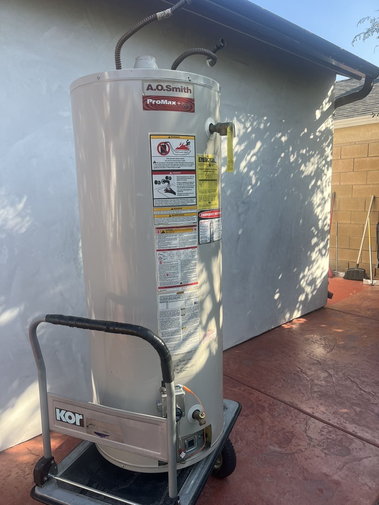 Boiler / Water Gas Heater A.O Smith 75 Gal