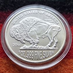 One Ounce Silver Round 