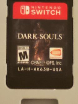 Dark souls Nintendo switch