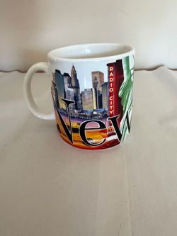 Americaware New York City Landmarks Coffee Mug 2014 Microwave Safe
