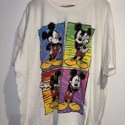 Vintage 2x Disney Mickey Mouse Shirt 