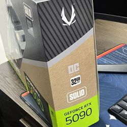 Zotac Brand Nvidia 5090 RTX Graphics Processor Like New 