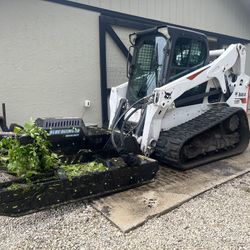 Mowing Bush Hog 