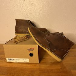 New Redwing Leather Chukka Boots