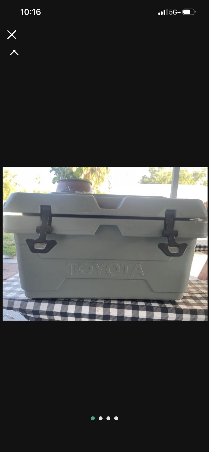 Toyota 4runner ice chest