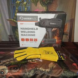 Handheld Welding Machine Plus Welding Gloves