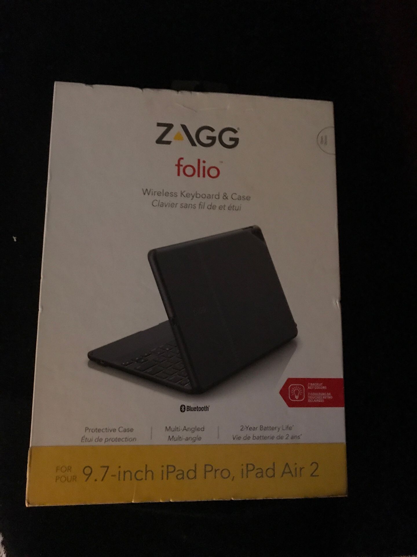 Zagg Folio Case with Keyboard for 9.7" iPad