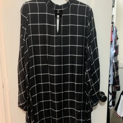 Loft Dress And Blouse / H&M Black Dress