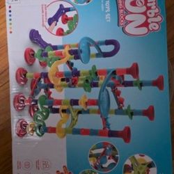 Marble Run Building Blocks Pipeline Toy Set 