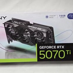 pny geforce rtx 5070 Ti 16gb GDDR7 5.0 graphics card tripe fan 