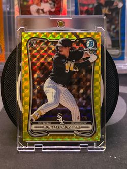 2026 Topps Bowman Chrome Munetaka Murakami RC #76 Yellow Geometric /75