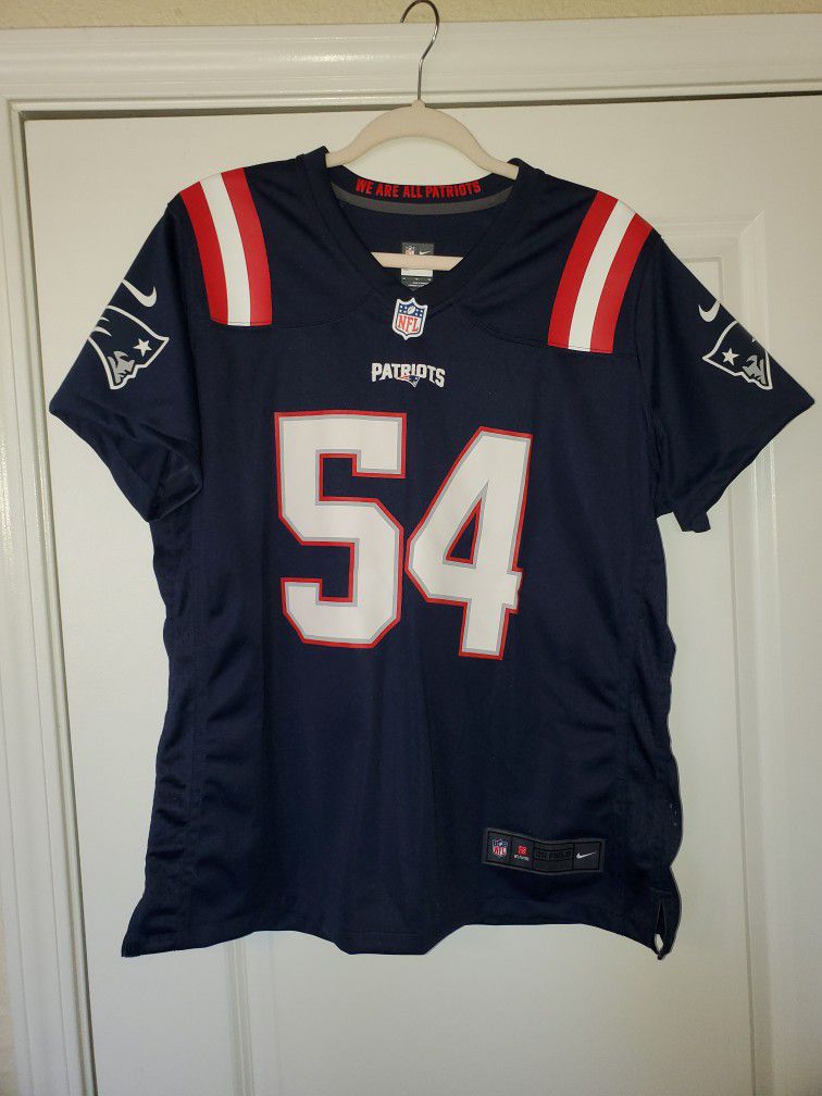 Women's New England Patriots Tedy Bruschi Nike Jersey, Size XL, NFL Football 