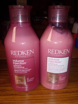 REDKEN VOLUME INJECTION SHAMPOO AND CONDITIONER