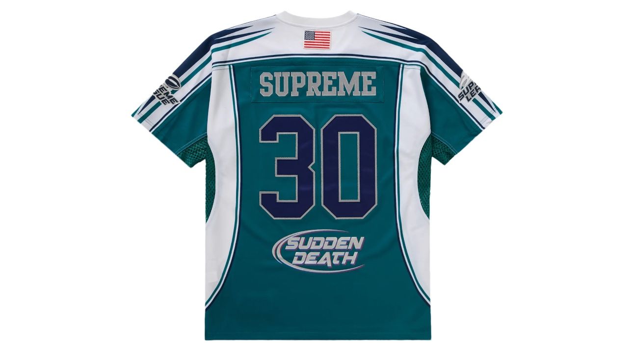 Supreme Sudden Death Football Jersey 