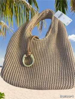 J.Crew Dolce Vita Woven Tote Bag