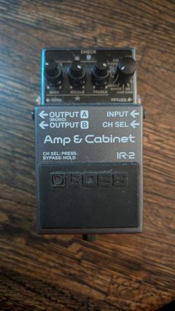 BOSS IR-2 amp & cabinet