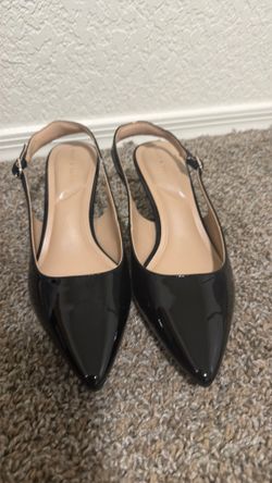 Kelly and Katie Black kitten Heel