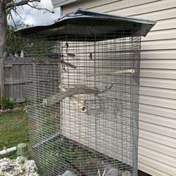 Big parrot birdcage